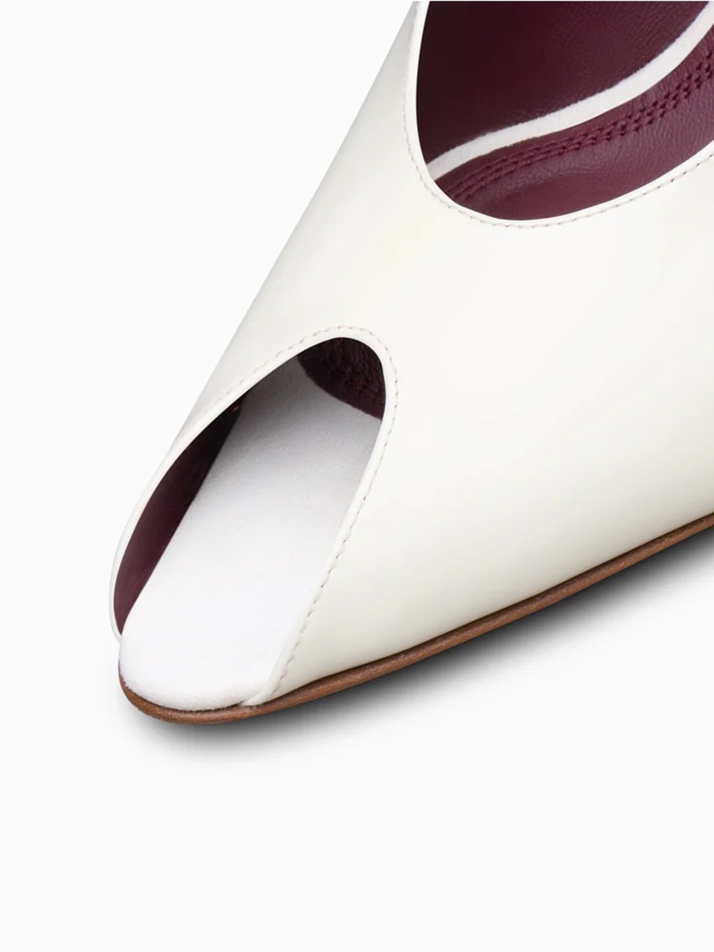 NEOUS Hamal Women's Cream Slingback Pointed-Toe Heels 37 - Picture 2 of 8